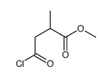 methyl 4-chloro-2-methyl-4-oxobutanoate Structure