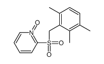 1-oxido-2-[(2,3,6-trimethylphenyl)methylsulfonyl]pyridin-1-ium结构式