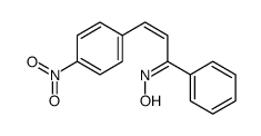 N-[3-(4-nitrophenyl)-1-phenylprop-2-enylidene]hydroxylamine Structure