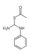 2-Acetyl-1-phenylisothiourea Structure