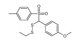 1-[(ethyldisulfanyl)-(4-methoxyphenyl)methyl]sulfonyl-4-methylbenzene Structure