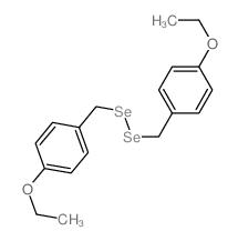 1-ethoxy-4-[(4-ethoxyphenyl)methylselanylselanylmethyl]benzene Structure