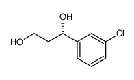 (S)-1-(3-氯苯基)-1,3-丙二醇结构式