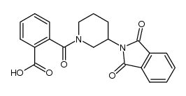 1-(2-carboxybenzoyl)-3-phthalimidopiperidine结构式
