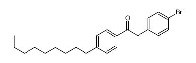 2-(4-bromophenyl)-1-(4-nonylphenyl)ethanone结构式