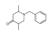 1-benzyl-2,5-dimethylpiperidin-4-one结构式