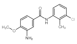 3-氨基-N-(3-氯-2-甲基苯基)-4-甲氧基苯甲酰胺图片