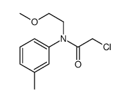 Acetamide, 2-chloro-N-(2-methoxyethyl)-N-(3-methylphenyl)- Structure