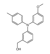 [3-(N-(3-methoxyphenyl)-4-methylanilino)phenyl]methanol结构式