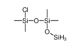 chloro-[dimethyl(silyloxy)silyl]oxy-dimethylsilane结构式