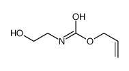 N-(烯丙氧羰基)乙醇胺结构式