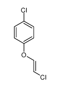 1-chloro-4-(2-chloroethenoxy)benzene Structure