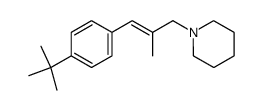 1-[3-(p-tert.butyl-phenyl)-2-methyl-2-propenyl]-piperidine Structure
