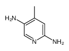 4-甲基-2,5-二氨基吡啶结构式