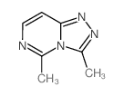 1,2,4-Triazolo[4,3-c]pyrimidine,3,5-dimethyl-结构式