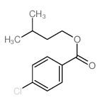 Benzoic acid,4-chloro-, 3-methylbutyl ester结构式