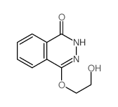1(2H)-Phthalazinone,4-(2-hydroxyethoxy)- Structure