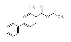 ethyl 2-acetyl-5-phenyl-pent-4-enoate结构式