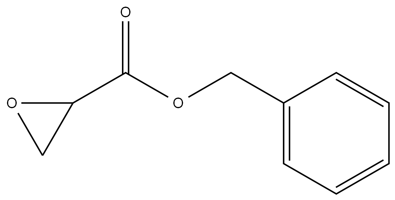 2-Oxiranecarboxylic acid, phenylmethyl ester Structure