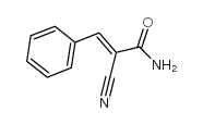 2-Propenamide,2-cyano-3-phenyl- Structure