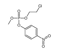 2-chloroethyl methyl (4-nitrophenyl) phosphate Structure