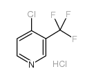 4-氯-3-(三氟甲基)吡啶 盐酸盐结构式