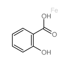 2-hydroxybenzoic acid,iron Structure