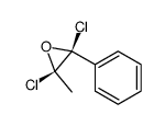 cis-2,3-Dichlor-2-methyl-3-phenyloxiran Structure