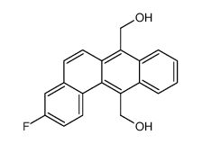[3-fluoro-12-(hydroxymethyl)benzo[a]anthracen-7-yl]methanol结构式
