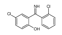 4-chloro-2-((2-chlorophenyl)(imino)methyl)phenol结构式