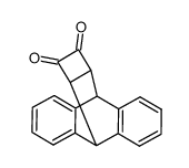 9,10-Dihydro-9,10[1',2']-cyclobutanoanthracen-13,14-dion结构式