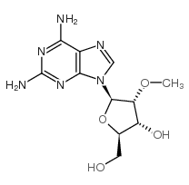 2-氨基-2'-O-甲基腺苷结构式