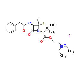 喷沙西林氢碘酸盐结构式