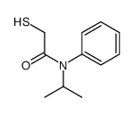 N-phenyl-N-propan-2-yl-2-sulfanylacetamide结构式