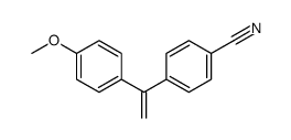 4-[1-(4-methoxyphenyl)ethenyl]benzonitrile Structure