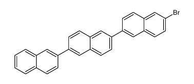 2-bromo-6-(6-naphthalen-2-ylnaphthalen-2-yl)naphthalene Structure