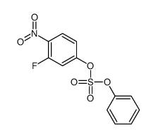 (3-fluoro-4-nitrophenyl) phenyl sulfate Structure