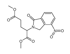Dimethyl 2-(4-nitro-1-oxoisoindolin-2-yl)pentanedioate Structure