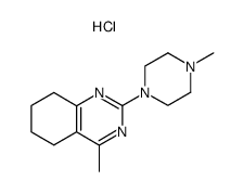 4-Methyl-2-(4-methyl-piperazin-1-yl)-5,6,7,8-tetrahydro-quinazoline; hydrochloride Structure