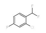 2-氯-1-二氟甲基-4-氟苯结构式