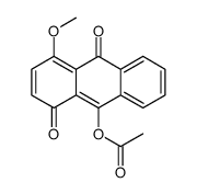 (4-methoxy-1,10-dioxoanthracen-9-yl) acetate Structure