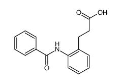 3-(2-benzoylamino-phenyl)-propionic acid Structure