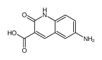 3-喹啉甲酸 6-氨基-1,2-二氢-2-氧代-结构式