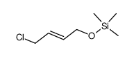 trans-4-(trimethylsiloxy)-2-butenyl chloride结构式
