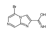 5-bromoimidazo[1,2-a]pyrazine-2-carboxamide结构式