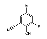 5-溴-3-氟-2-羟基苯甲腈结构式