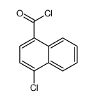 4-chloronaphthalene-1-carbonyl chloride结构式