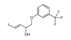 4-iodo-1-[3-(trifluoromethyl)phenoxy]but-3-en-2-ol结构式