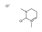 2-chloro-1,3-dimethyl-4,5-dihydro-2H-pyrimidin-1-ium,chloride Structure