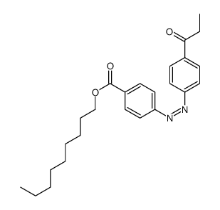 nonyl 4-[(4-propanoylphenyl)diazenyl]benzoate Structure